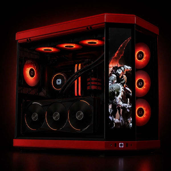 Crimson Apex X3D AI Workstation PC Build