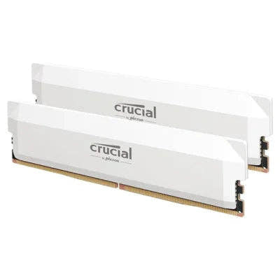 Crucial Pro DDR5 RAM 32GB (2x16GB) CL36 6000MHz Desktop White  Microcenter India