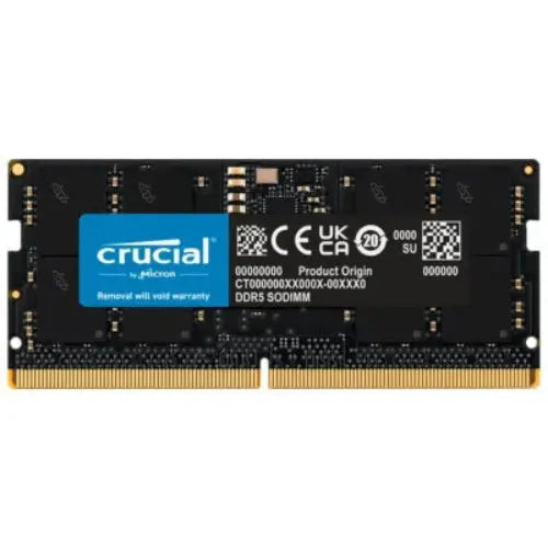 Crucial RAM 16GB DDR5-4800 SODIMM  CL40 - Microcenter India.