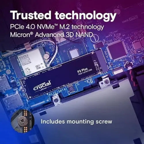 Crucial P3 Plus 2TB PCIe M.2 2280 SSD - Microcenter India.
