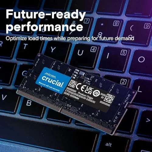 Crucial RAM 16GB DDR5-4800 SODIMM  CL40 - Microcenter India.