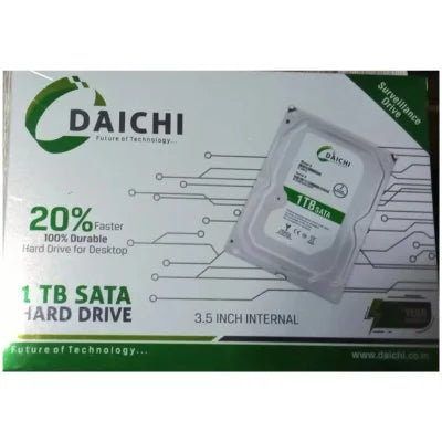 Daichi 1 TB SATA 3.5 Inch Desktop Internal Hard Drive