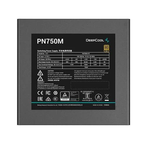 DeepCool PN750M ATX 3.1 750 Watt 80 Plus Gold SMPS  Microcenter India