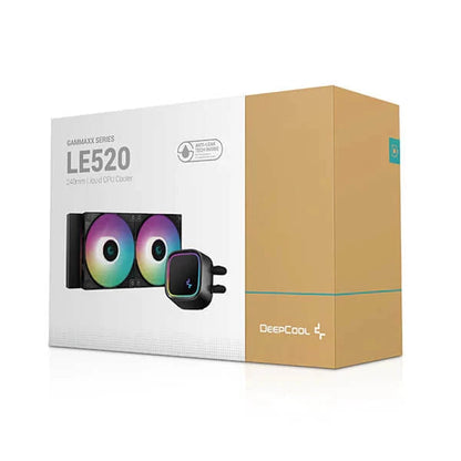 Deepcool Gammaxx LE520 ARGB 240mm CPU Liquid Cooler Black  Microcenter India