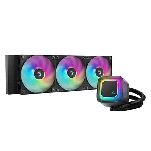 deepcool le360, deepcool 360mm, cpu liquid cooler