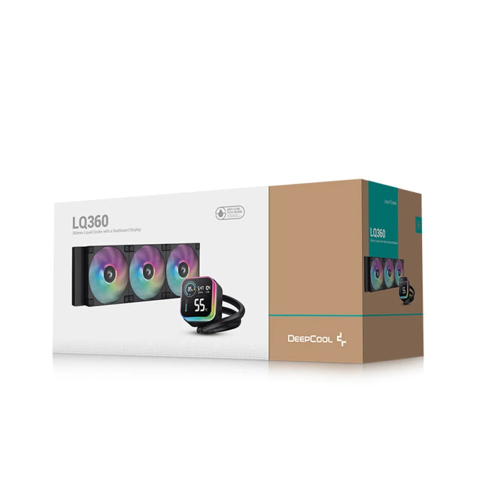 Deepcool LQ360 360mm ARGB Liquid CPU Cooler  Microcenter India