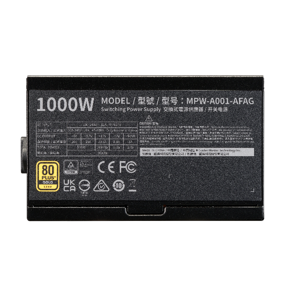 COOLERMASTER 1000W ELITE GOLD SMPS - Microcenter India.