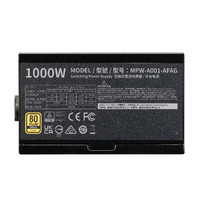 COOLERMASTER 1000W ELITE GOLD SMPS - Microcenter India.
