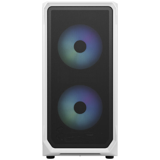 Fractal Design Focus 2 RGB White tempered glass ATX mid tower cabinet