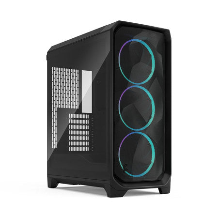 Fractal Design Meshify 3 Black RGB tempered glass ATX mid tower cabinet