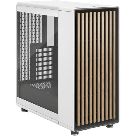 Fractal Design North Chalk White oak front ATX mid tower cabinet
