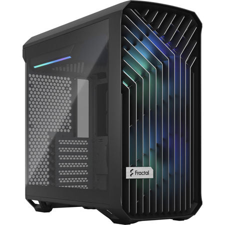 Fractal Design Torrent Compact RGB Black tempered glass mid tower cabinet