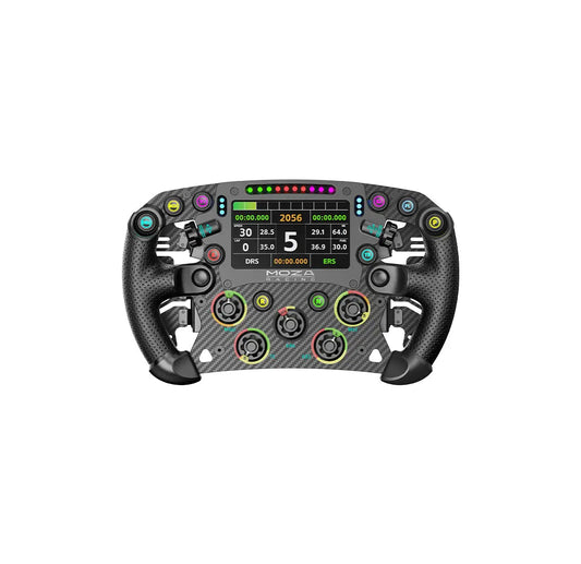 MOZA FSR V2 formula steering wheel with 4.3 inch touchscreen