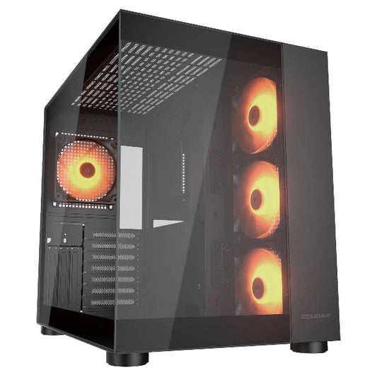 Cougar FV150 RGB Mid Tower Case - Microcenter India.