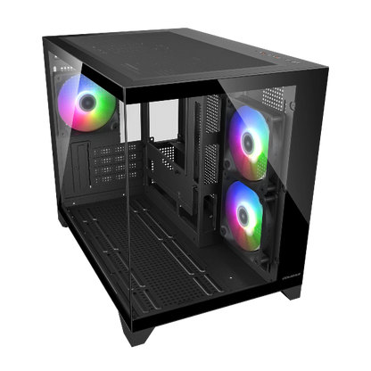 Cougar FV150 RGB Mini Tower Case - Microcenter India.
