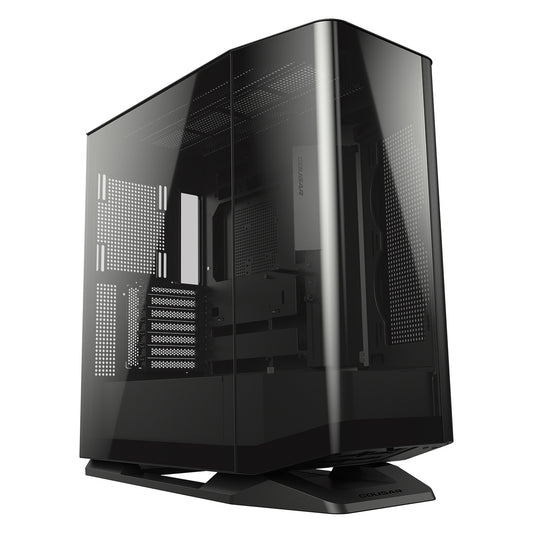 COUGAR FV270 mid tower ATX case with wraparound curved tempered glass