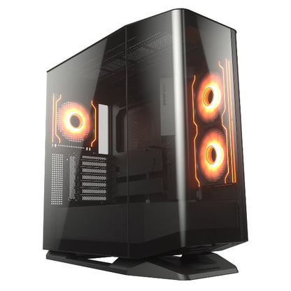 COUGAR FV270 RGB Cabinet Black Panoramic Gaming Case - Microcenter India.