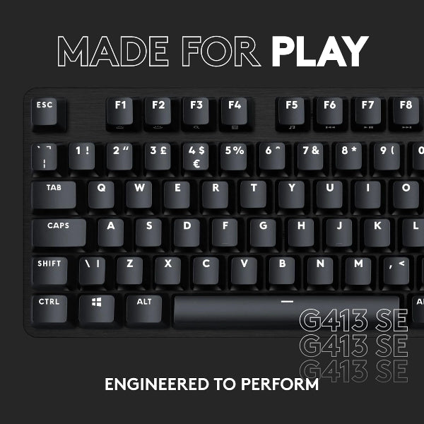 Logitech G413 SE Mechanical Gaming Keyboard Black - Microcenter India.