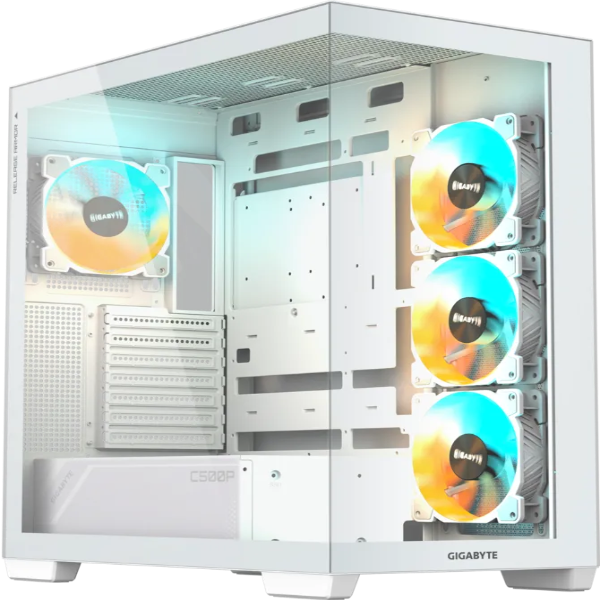
GIGABYTE C500 PANORAMIC STEALTH ICE Mid Tower PC Case - Microcenter India.
