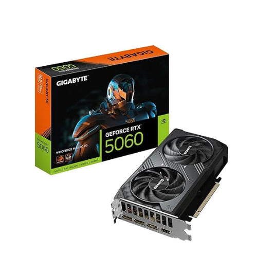 Gigabyte RTX 5060 8GB WINDFORCE MAX OC Graphics Card - Microcenter India.