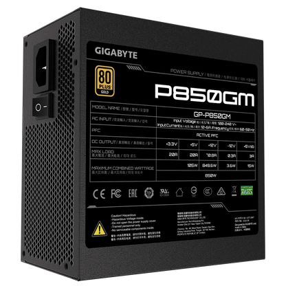 Gigabyte AORUS P850GM 850 Watt 80 Plus Gold SMPS,gigabyte aorus p850gm,850 watt smps,p850gm,aorus p850gm,smps 850 watt,850 watt 80 plus gold smps