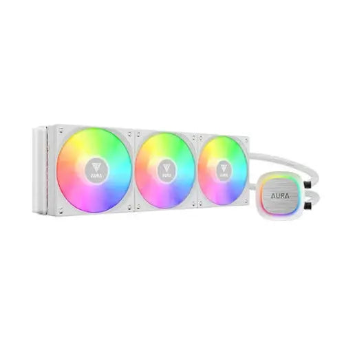 Gamdias Aura GL360 V2 WH ARGB CPU Liquid Cooler (White) - Microcenter India.