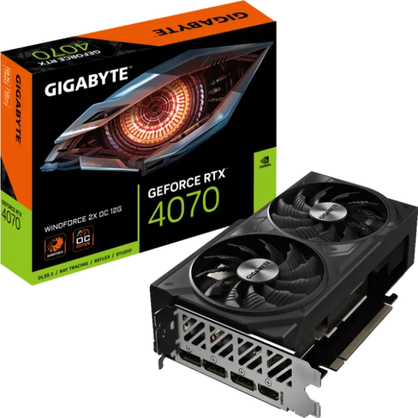 Gigabyte GeForce RTX 4070 WINDFORCE 2X OC 12G Graphics Card - Microcenter India.