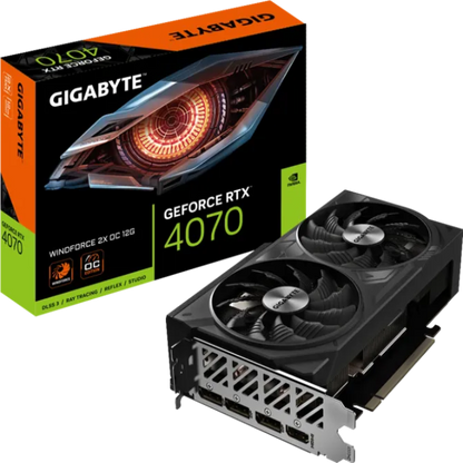 Gigabyte GeForce RTX 4070 WINDFORCE 2X OC 12G Graphics Card - Microcenter India.