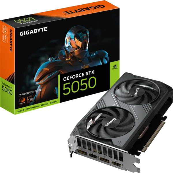 Gigabyte Geforce RTX 5050 Gaming OC 8GB GDDR6 Graphics Card - Microcenter India.

