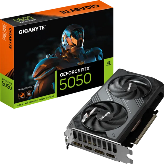 Gigabyte Geforce RTX 5050 Gaming OC 8GB GDDR6 Graphics Card - Microcenter India.
