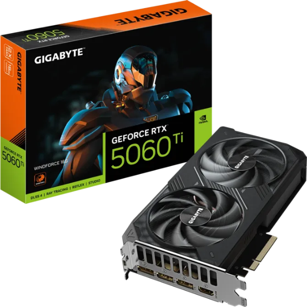 Gigabyte GeForce RTX 5060 Ti Windforce OC 16GB GDDR7 Graphics Card - Microcenter India.