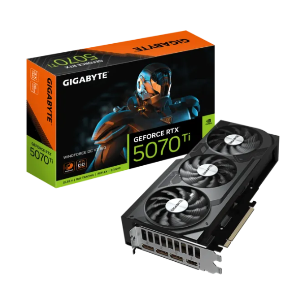 Gigabyte GeForce RTX  5070 Ti WINDFORCE OC V2 16G Graphic Card - Microcenter India.