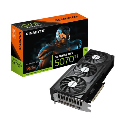 Gigabyte GeForce RTX  5070 Ti WINDFORCE OC V2 16G Graphic Card - Microcenter India.