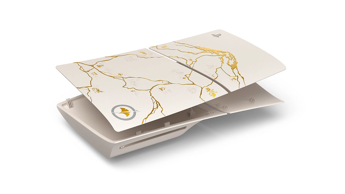 PS5 covers â€“ Ghost of YÅtei ps5 Console cover Gold Limited Edition  Microcenter India
