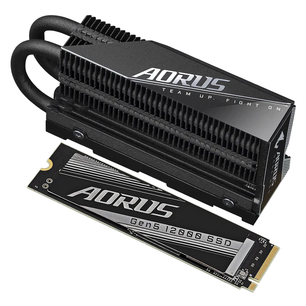 Gigabyte AORUS Gen5 12000 SSD 1TB Internal SSD  Microcenter India