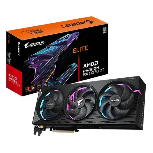 Gigabyte Aorus RX 9070 XT Elite,16GB GDDR6 Graphics Card