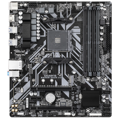 Gigabyte B450M DS3H V3 DDR4 Motherboard  Microcenter India