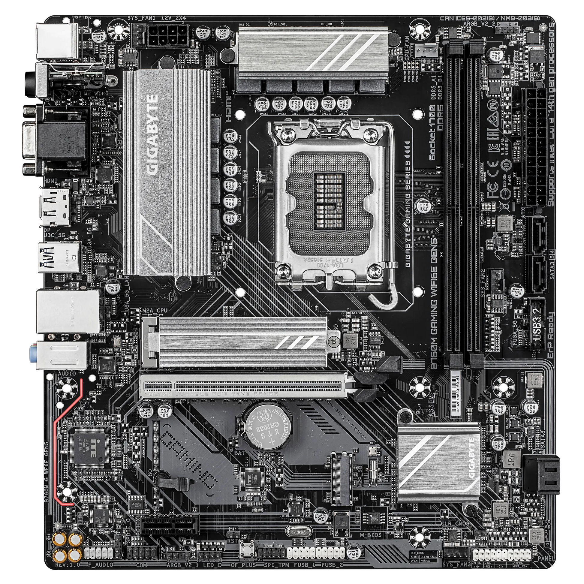 Gigabyte B760M Gaming WIFI6E Gen5 Motherboard  Microcenter India