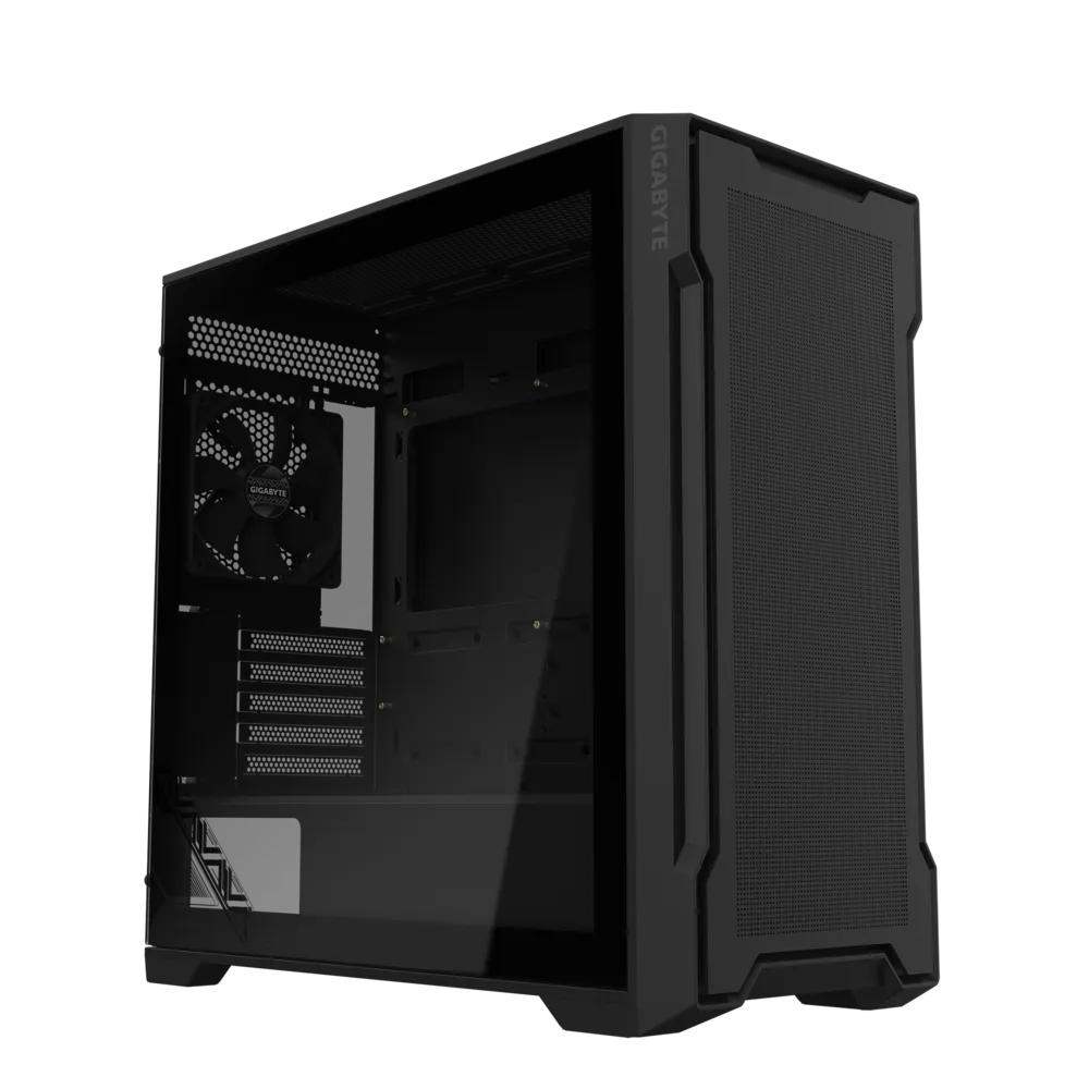 Gigabyte C102 Glass ATX Mid Tower Cabinet Black  Microcenter India