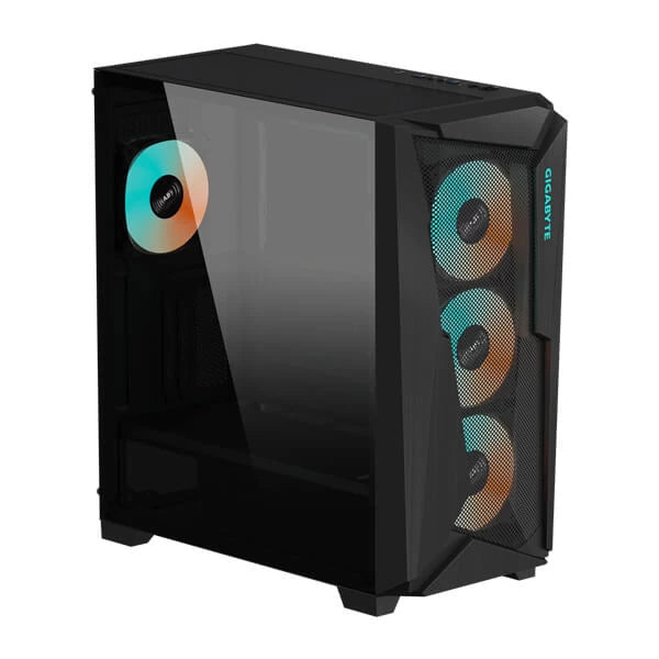 Gigabyte C301 Glass V2 ARGB (E-ATX) Mid Tower Cabinet Black  Microcenter India