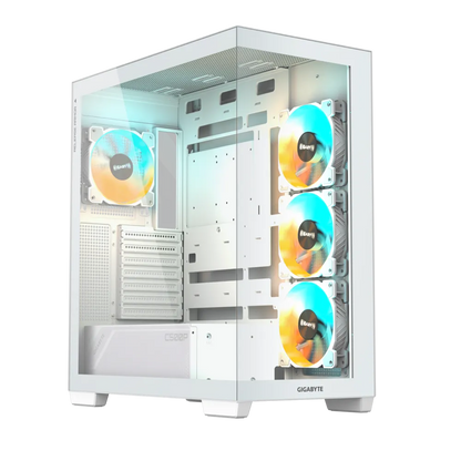 Gigabyte C500 Panoramic,ATX Mid-Tower Cabinet White,Gigabyte C500 Panoramic Stealth Ice