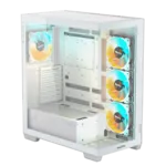 Gigabyte C500 Panoramic Stealth Ice ATX Mid-Tower Cabinet White  Microcenter India
