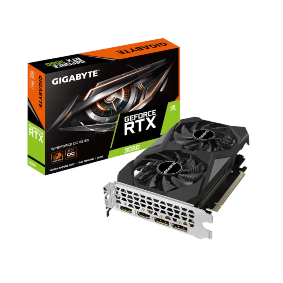 Gigabyte GeForce RTX 3050 WindForce OC V2 6GB GDDR6 Graphics Card  Microcenter India