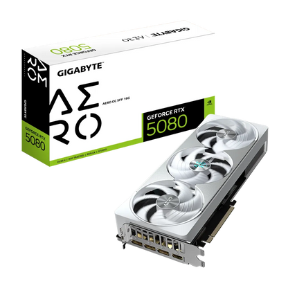 Gigabyte GeForce RTX,RTX 5080 AERO OC SFF 16G Graphics Card