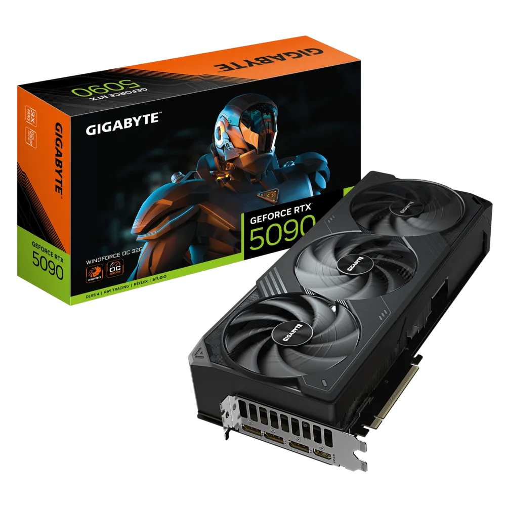 Gigabyte GeForce RTX 5090,Gigabyte GeForce RTX 5090 Windforce OC 32G GPU