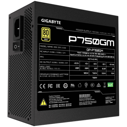 Gigabyte P750GM 80 Plus Gold SMPS  Microcenter India
