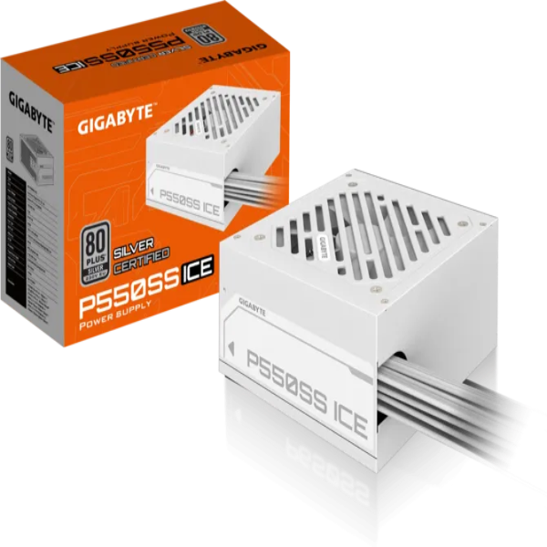 Gigabyte GP P550SS ICE White Power Supply - Microcenter India.