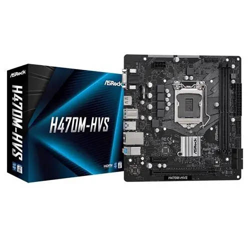Asrock H470M-HVS Intel H470 Micro ATX Motherboard 