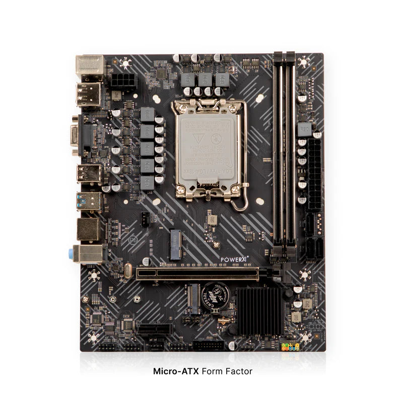 PowerX PMB H610 DDR4 Motherboard  Microcenter India