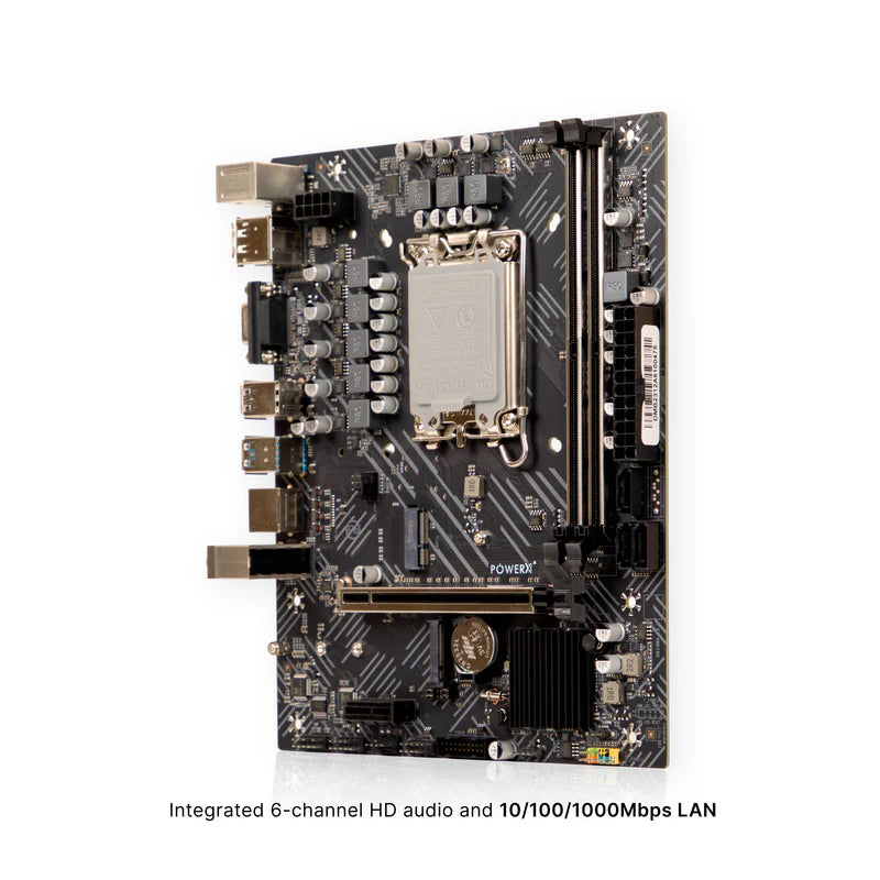 PowerX PMB H610 DDR4 Motherboard  Microcenter India